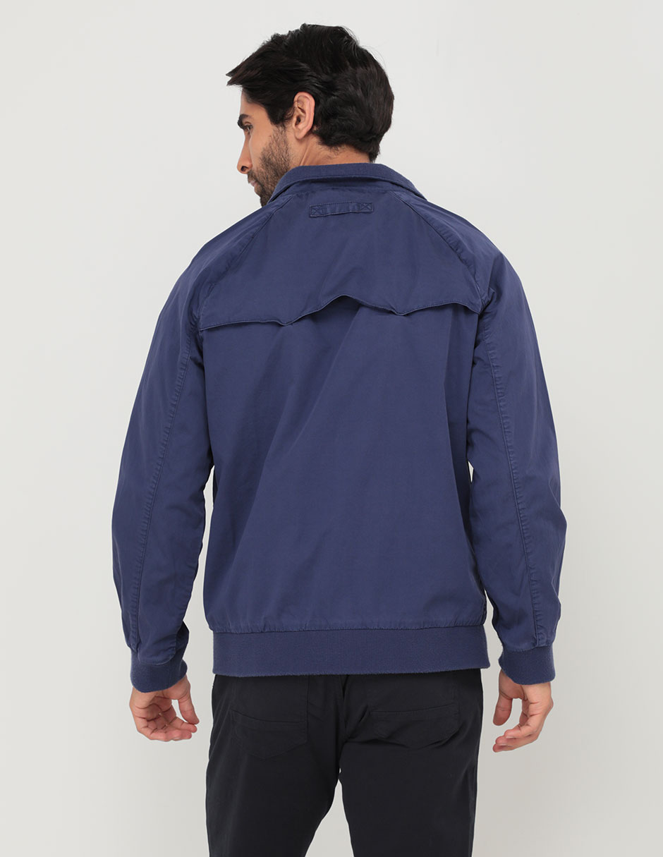 Chamarra casual con bolsillos para hombre