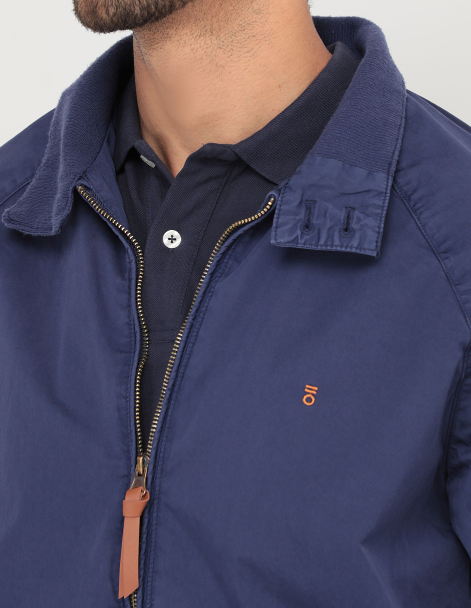 Chamarra casual con bolsillos para hombre
