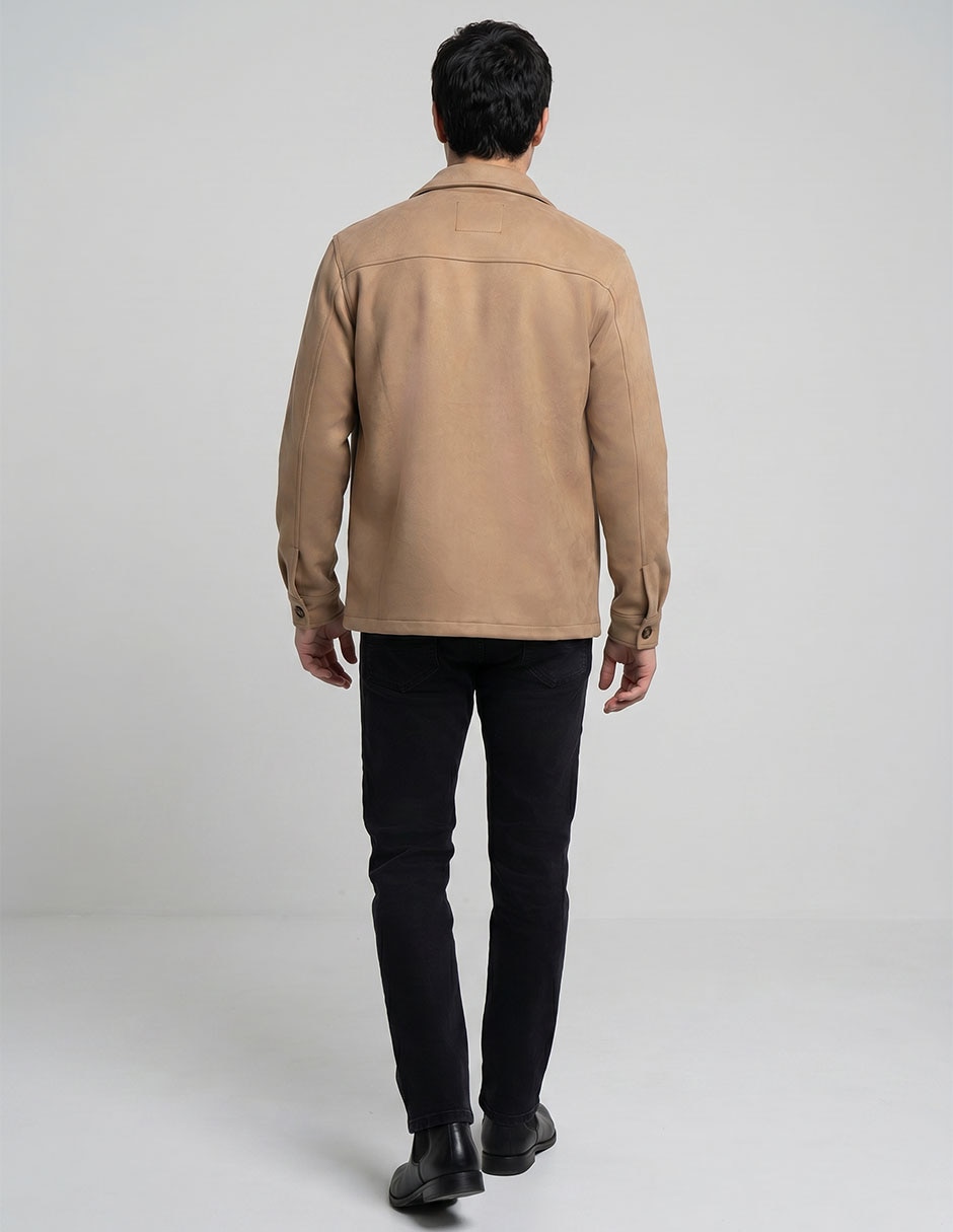 Camisa casual jack & paul manga larga para hombre